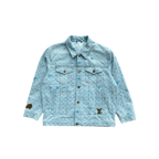 Louis Vuitton Tyler The Creator Blue & White Monogram Jacket - Morely TrendsLouis Vuitton Type here:)
