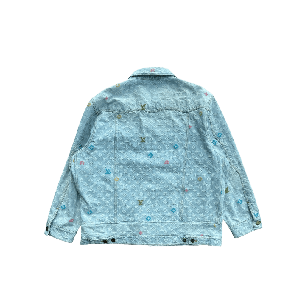 Louis Vuitton Tyler The Creator Blue & White Monogram Jacket - Morely TrendsLouis Vuitton Type here:)