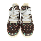 Louis Vuitton Tyler The Creator Brown & Multicolor Monogram Trainers - Morely TrendsLouis Vuitton Type here:)