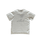 Louis Vuitton White & Blue LV Stitch Logo T-Shirt - Morely TrendsLouis Vuitton Type here:)