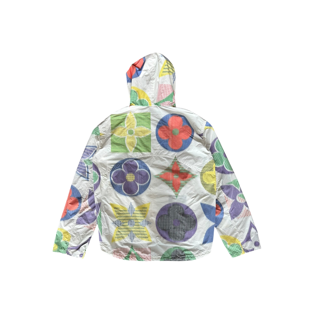 Louis Vuitton White Multicolor Flower Monogram Windbreaker - Morely TrendsLouis Vuitton Type here:)