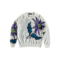 Louis Vuitton White & Multicolor Thistle Knit Sweater - Morely TrendsLouis Vuitton Type here:)