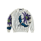 Louis Vuitton White & Multicolor Thistle Knit Sweater - Morely TrendsLouis Vuitton Type here:)