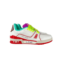 Louis Vuitton White & Red Paris Exclusive Trainer - Morely TrendsLouis Vuitton Type here:)