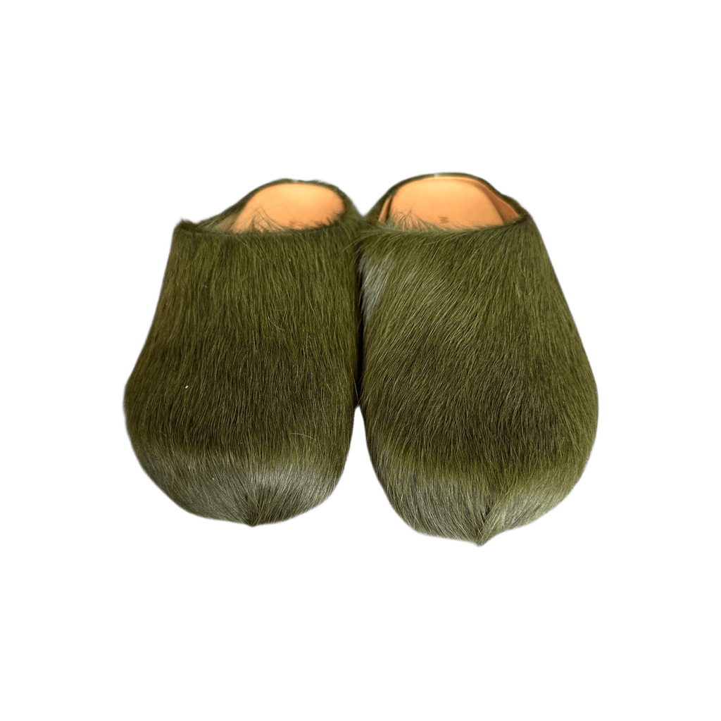 Marni Olive Calfskin Fussbett Sabot Slides - Morely TrendsMarni Type here:)
