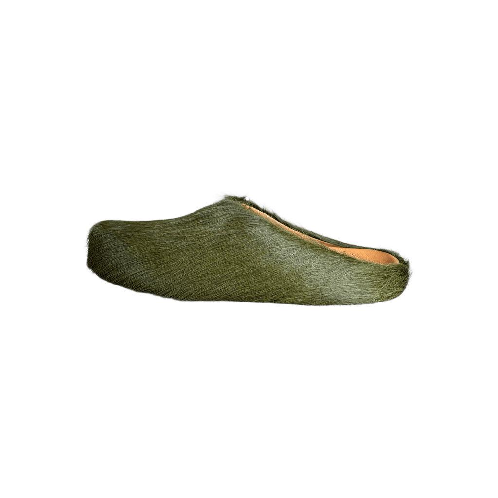 Marni Olive Calfskin Fussbett Sabot Slides - Morely TrendsMarni Type here:)