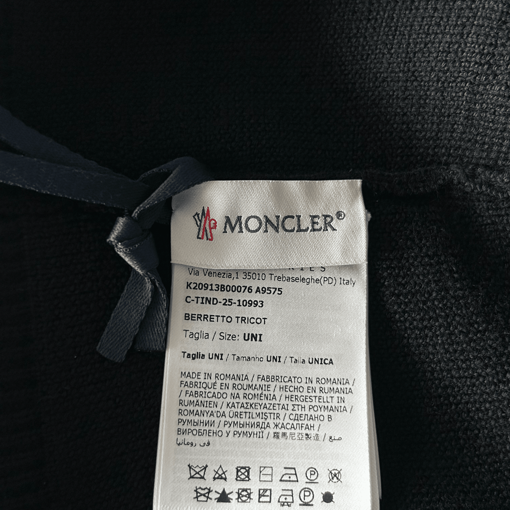 Moncler Black & Tri - Color Logo Beanie - Morely TrendsMoncler Type here:)