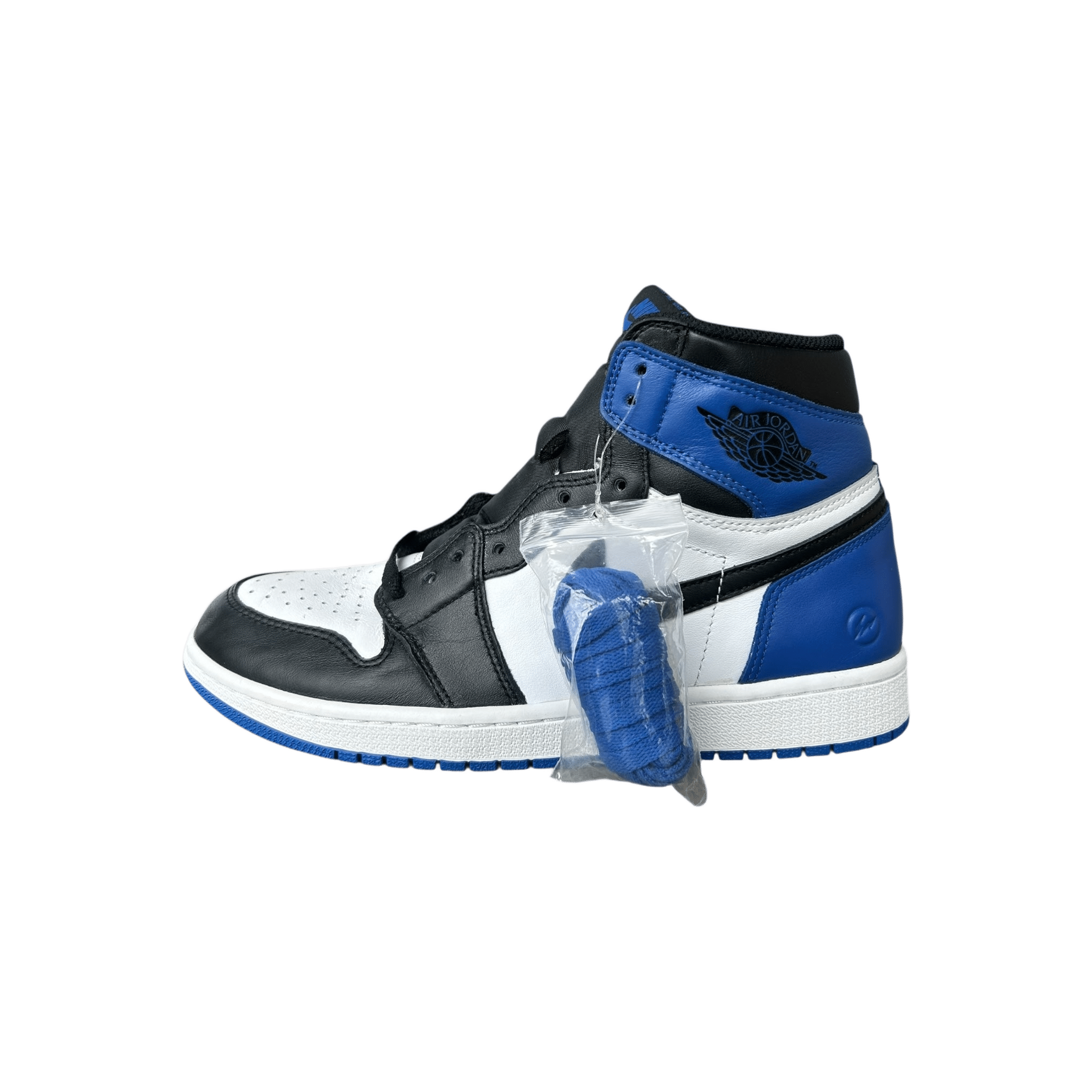 Nike Fragment Blue & White Air Jordan 1 High Top Sneakers - Morely TrendsNike Type here:)