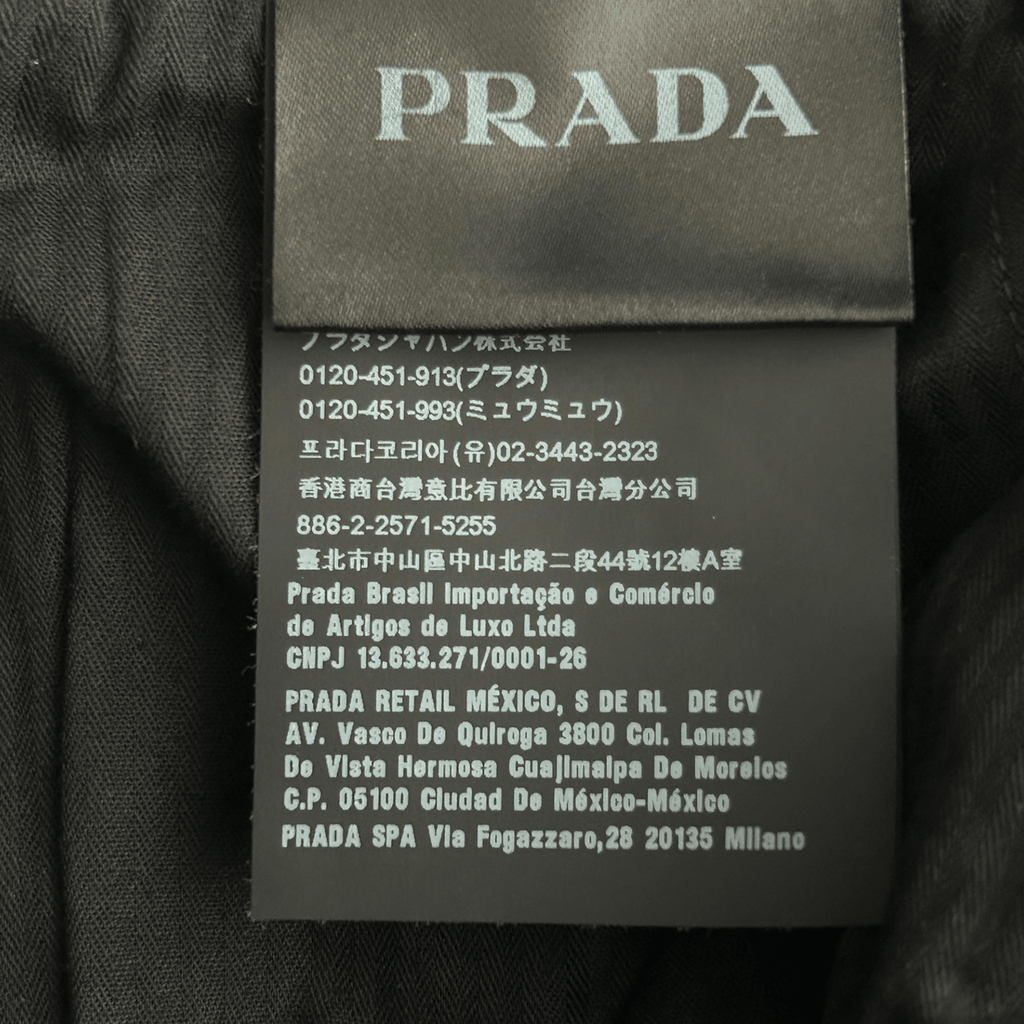 Prada Black Nylon Logo Track Pants - Morely TrendsPrada Type here:)