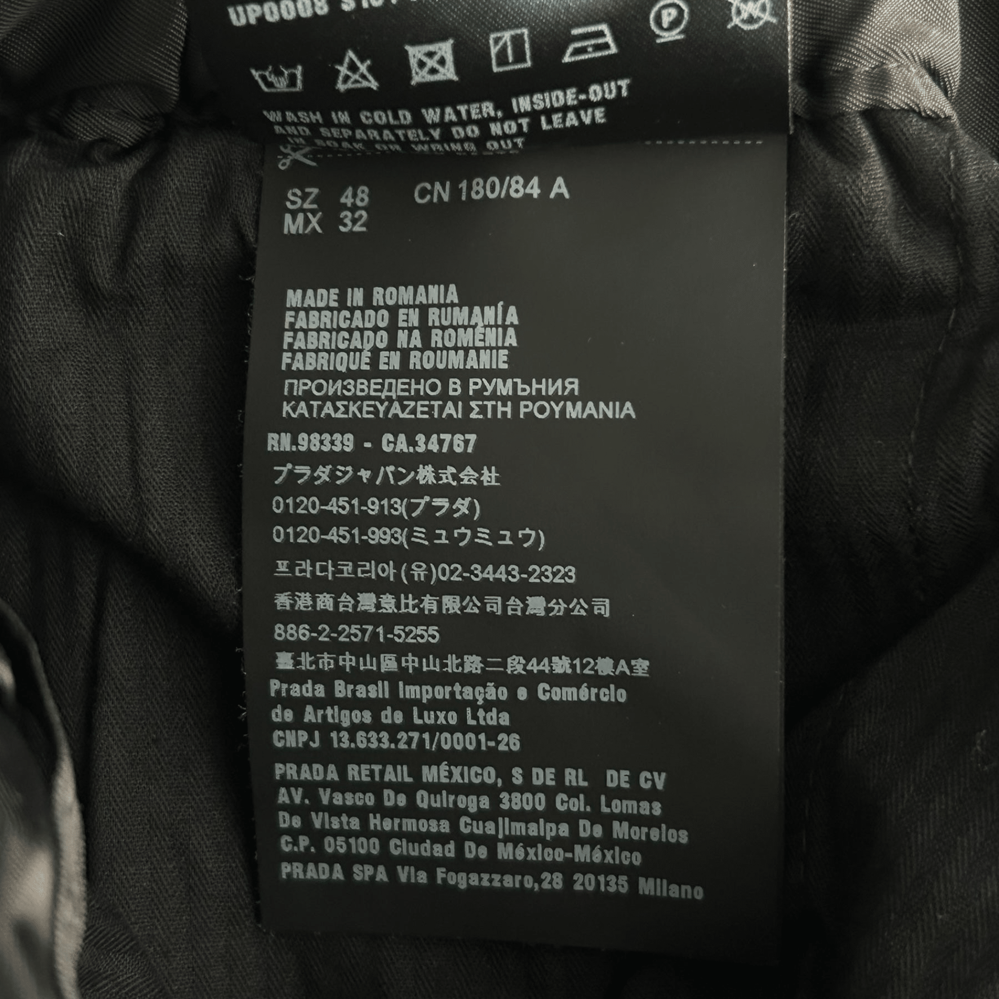 Prada Black Nylon Logo Track Pants - Morely TrendsPrada Type here:)