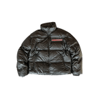 Prada Black & Red Linnea Rosse Puffer Jacket - Morely TrendsPrada Type here:)