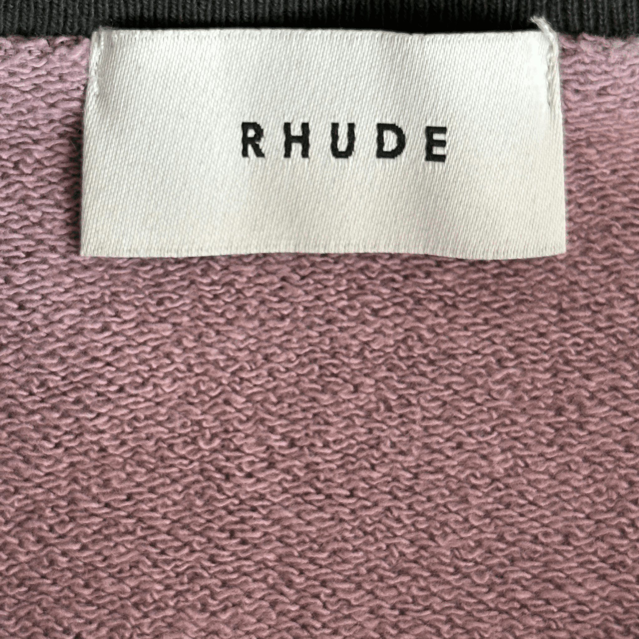 Rhude White & Pink Logo Panel Sweater - Morely TrendsRhude Type here:)