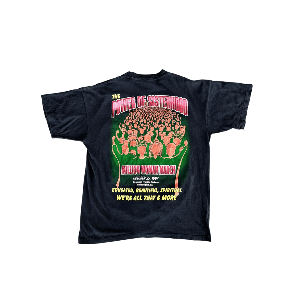 Vintage Black Million Woman March Graphic T-Shirt - Morely TrendsVintage Type here:)