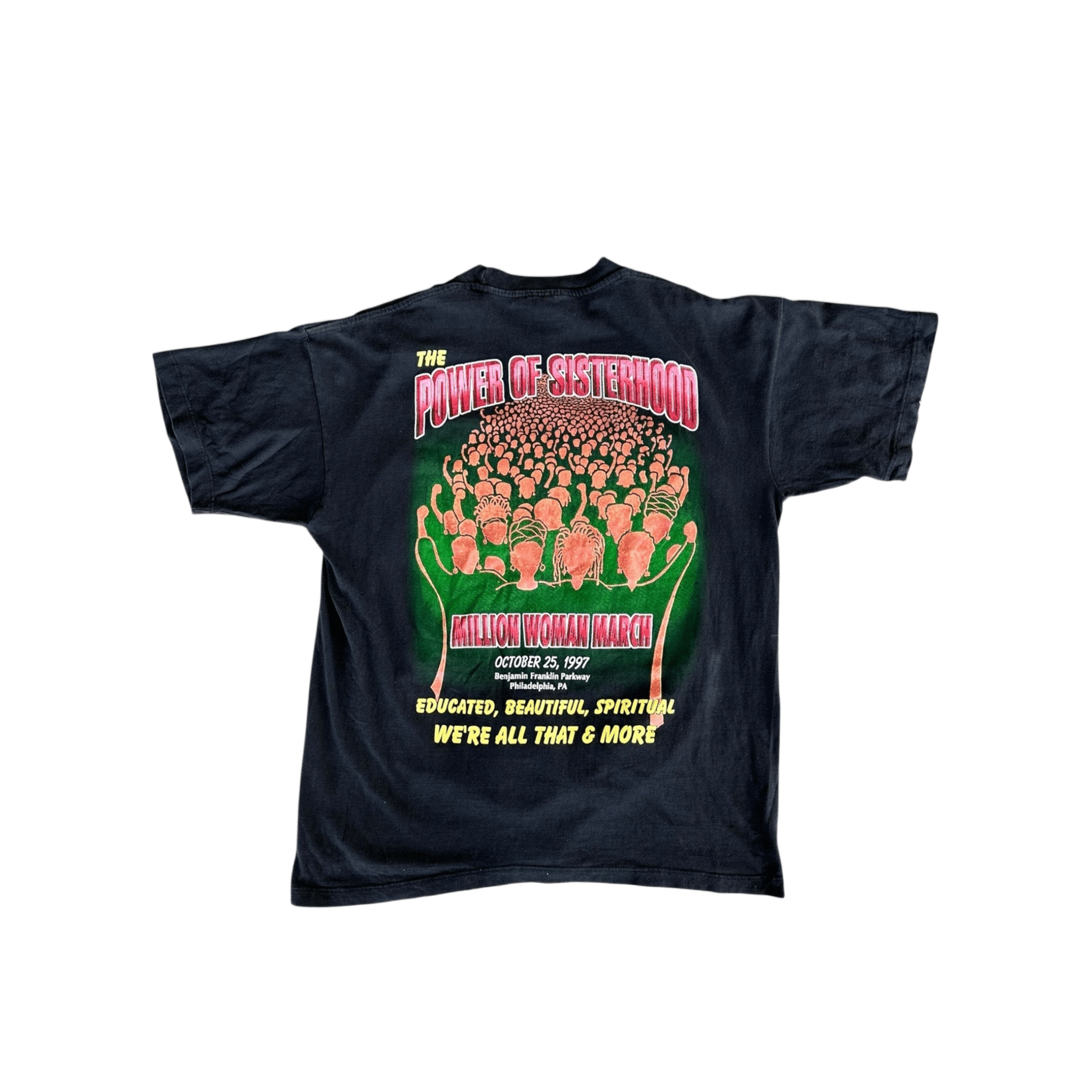 Vintage Black Million Woman March Graphic T-Shirt - Morely TrendsVintage Type here:)