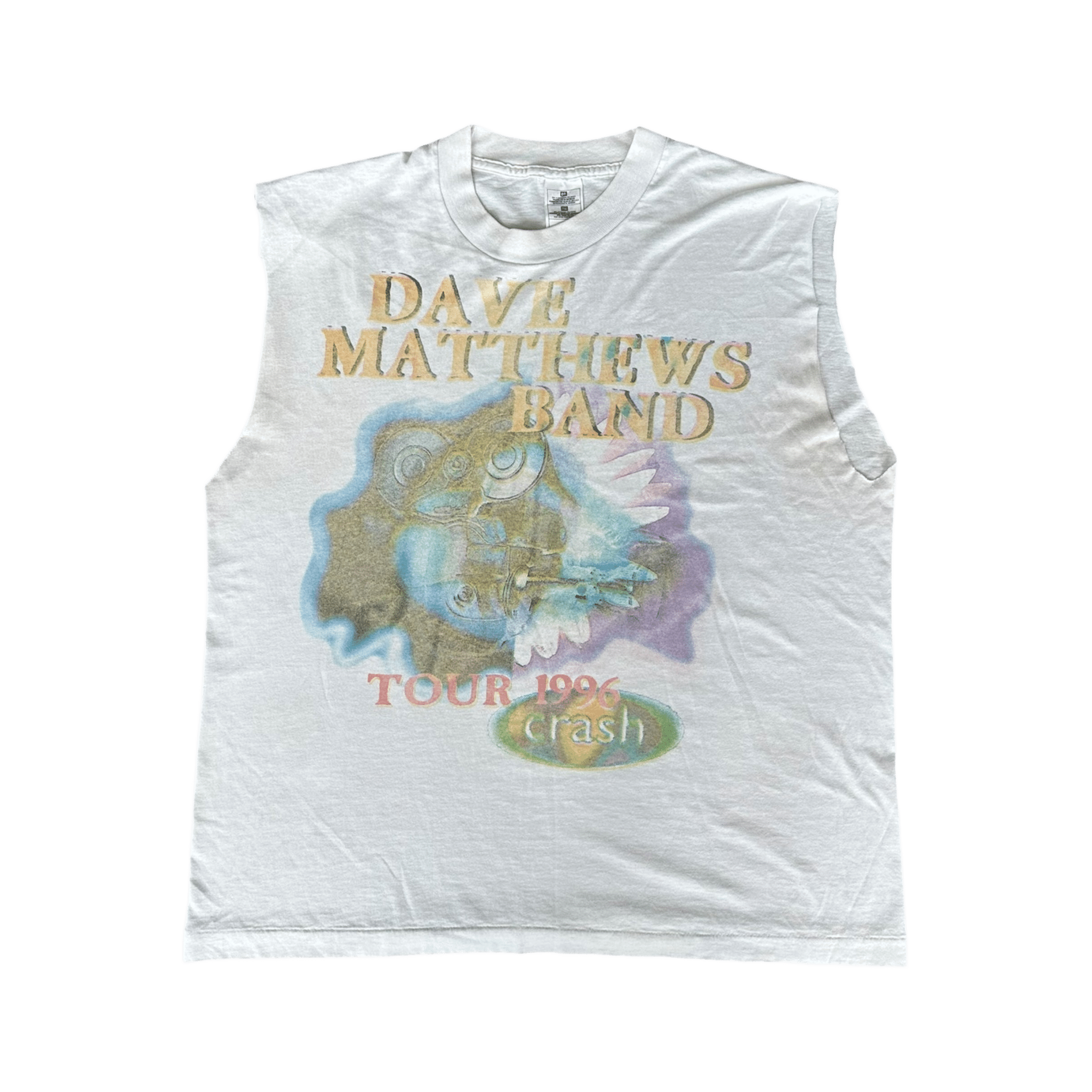 Vintage White Dave Matthews Band Crash Tour T-Shirt - Morely TrendsVintage Type here:)