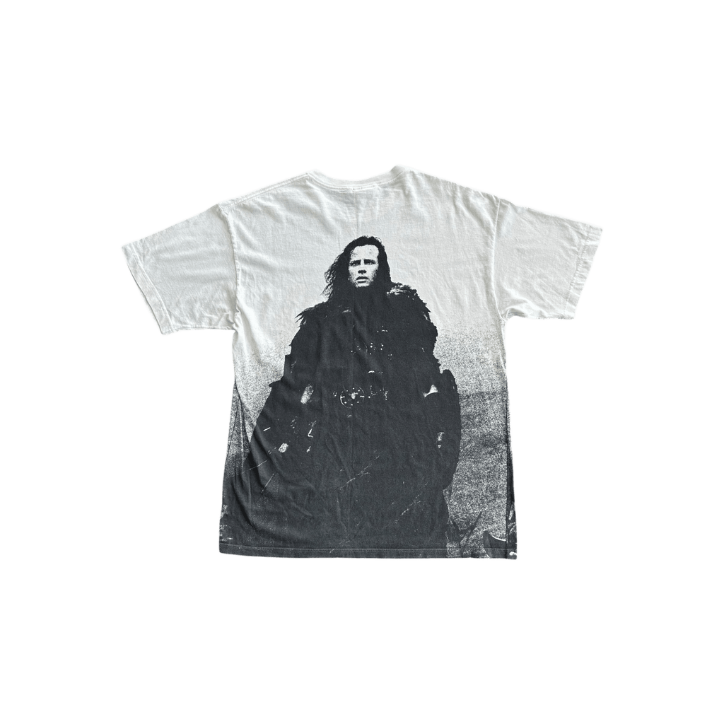 Vintage White Highlander Movie Promotion T-Shirt - Morely TrendsVintage Type here:)