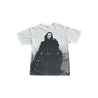 Vintage White Highlander Movie Promotion T-Shirt - Morely TrendsVintage Type here:)