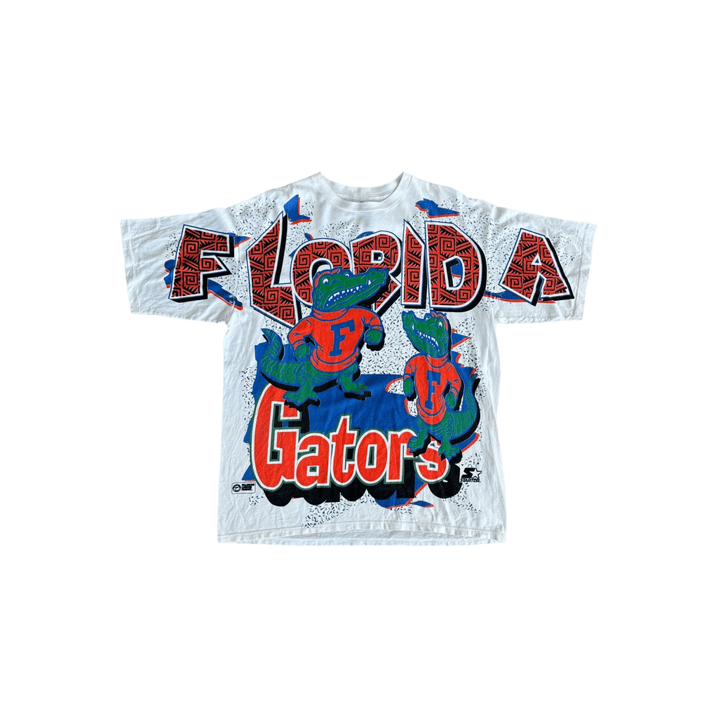 Vintage White University Of Florida Gators Graphic T-Shirt - Morely TrendsVintage Type here:)