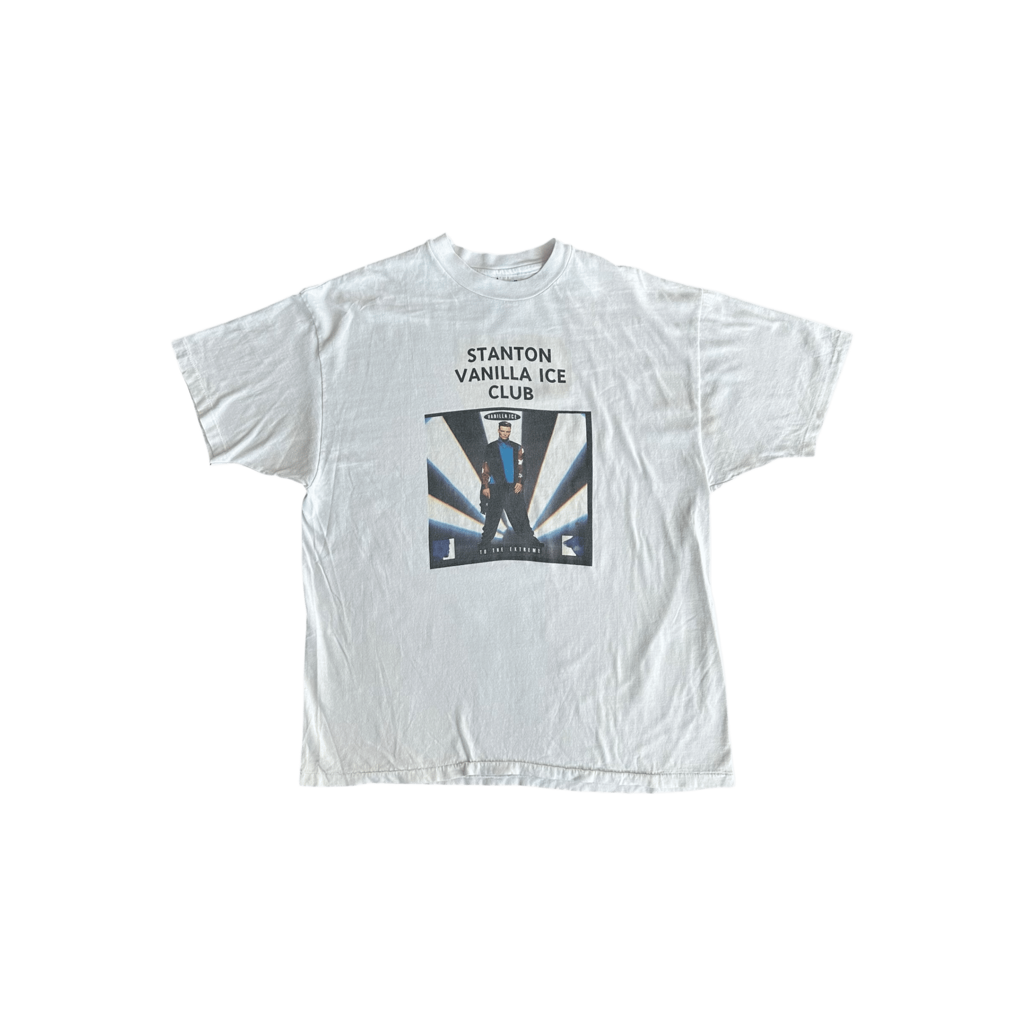 Vintage White Vanilla Ice Mind Blowin Album T-Shirt - Morely TrendsVintage Type here:)
