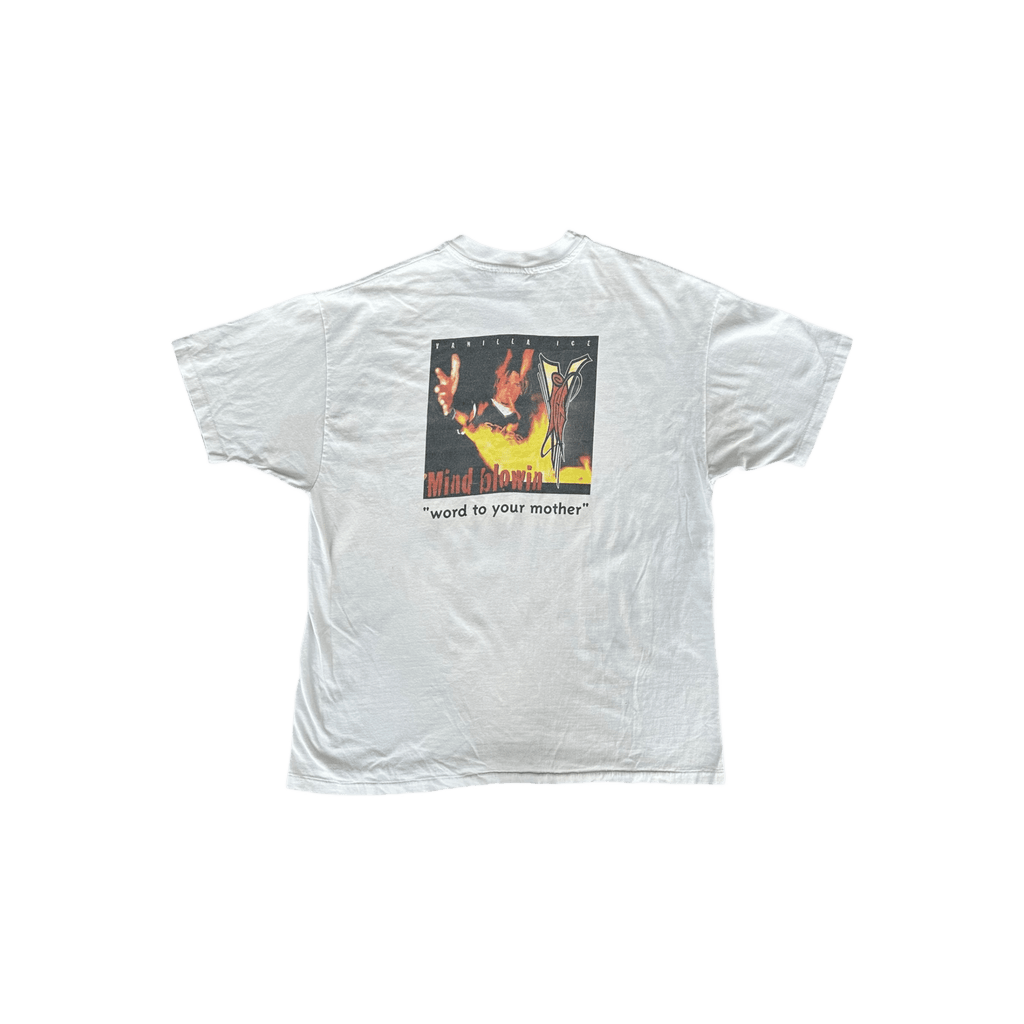 Vintage White Vanilla Ice Mind Blowin Album T-Shirt - Morely TrendsVintage Type here:)